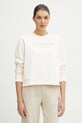Bavlnená mikina Armani Exchange nášivka béžová XW000159.AF11851