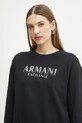 Armani Exchange hanorac de bumbac negru XW000159.AF11851