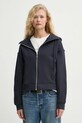 Marc O'Polo hanorac de bumbac uni bleumarin 5000005486