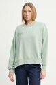 Marc O'Polo bluza bawełniana aplikacja zielony 502407354033