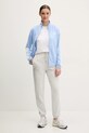 Кофта adidas W 3S TT TRIC JD4518 блакитний SS25