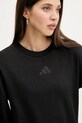 Βαμβακερή μπλούζα adidas ALL SZN μαύρο JJ1259