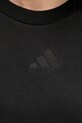Βαμβακερή μπλούζα adidas ALL SZN JJ1259 μαύρο