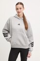 Кофта adidas Future Icons з капюшоном сірий JE0181