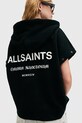 Odjeća Pamučna dukserica AllSaints OMNIUM W138JB crna