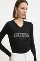 Guess pulover HOLLY negru W5RR38.Z2NQ2
