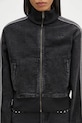 adidas Originals bluză Adicolor Denim Tracktop negru JD3110