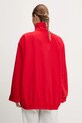Îmbrăcăminte adidas Originals bluză Oversized Tracktop JD3393 rosu