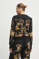Одежда Хлопковая кофта Versace Jeans Couture 78HAI3P6.FS192 чёрный