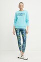 Бавовняна кофта Versace Jeans Couture 78HAIE04.CF00E бірюзовий SS25