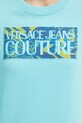 Versace Jeans Couture bluza bawełniana 78HAIE04.CF00E turkusowy