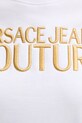 Versace Jeans Couture felpa in cotone 78HAIT06.CF01T bianco