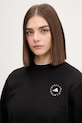 adidas by Stella McCartney bluza bawełniana czarny JJ0150