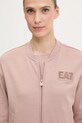 EA7 Emporio Armani bluză maro AF12473.7W000178
