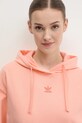 Βαμβακερή μπλούζα adidas Originals Essential JJ3499 πορτοκαλί