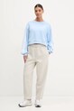 Кофта adidas Originals 3S CROP SWEAT JC8141 блакитний SS25