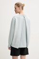 Одежда Хлопковая кофта MM6 Maison Margiela S52GU0240.M25012 бирюзовый