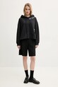 Бавовняна кофта MM6 Maison Margiela S52GU0241.M25012 чорний SS25