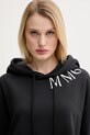 Бавовняна кофта MM6 Maison Margiela чорний S52GU0241.M25012