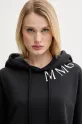 Бавовняна кофта MM6 Maison Margiela чорний S52GU0241.M25012