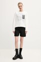 MM6 Maison Margiela bluza bawełniana S52GU0242.M25012 biały SS25