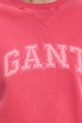 Βαμβακερή μπλούζα Gant 4200555 ροζ