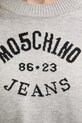 Bavlnený sveter Moschino Jeans 0907.3201 sivá