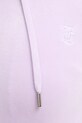 Juicy Couture bluza rozpinana z kapturem damska bawełniana ROBERTSON CLASS JCAP176 fioletowy