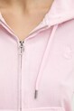 Βελούδινη μπλούζα Juicy Couture JCWAS125302 ροζ