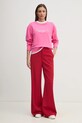 Βαμβακερή μπλούζα Pepe Jeans MADDY PL581484 ροζ SS25