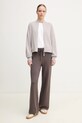 Max Mara Leisure kardigán 2516311017600 szürke SS25