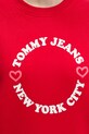 Tommy Jeans bluza DW0DW21770 rosu
