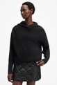 Шерстяна кофта AllSaints INES з капюшоном чорний W074KB