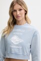Bavlnená mikina Moschino Jeans modrá 1701.3730