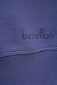 United Colors of Benetton felpa in cotone 3UNID109A blu navy