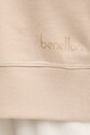 United Colors of Benetton pamut melegítőfelső 3UNID109A bézs