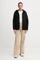 Памучен суичър United Colors of Benetton 3UNID500R черен AW25
