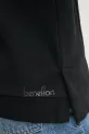 Хлопковая кофта United Colors of Benetton чёрный 3UNID500R