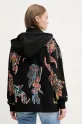 Abbigliamento Desigual felpa in cotone MELTED PAISLEYS 25SWSK01 nero