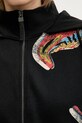 Βαμβακερή μπλούζα Desigual MELTED PAISLEYS 25SWSK01 μαύρο