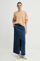 American Vintage bluză IZU03AE25 bej SS25