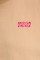 Mikina American Vintage IZU03AE25 béžová