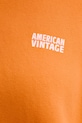 Mikina American Vintage IZU03AE25 oranžová