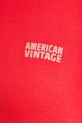 American Vintage bluză IZU03AE25 rosu