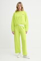 American Vintage bluza IZU03AE25 zielony SS25