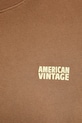 Кофта American Vintage IZU03AE25 коричневый