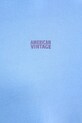 American Vintage bluza IZU03DE25 niebieski
