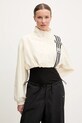 adidas Originals kurtka Woven Track Top JD0096 beżowy SS25