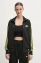 Суичър adidas Originals Firebird без качулка черен JP2296