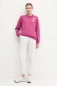 Bavlněná mikina The North Face Outdoor Graphic NF0A8C246EO1 růžová SS25